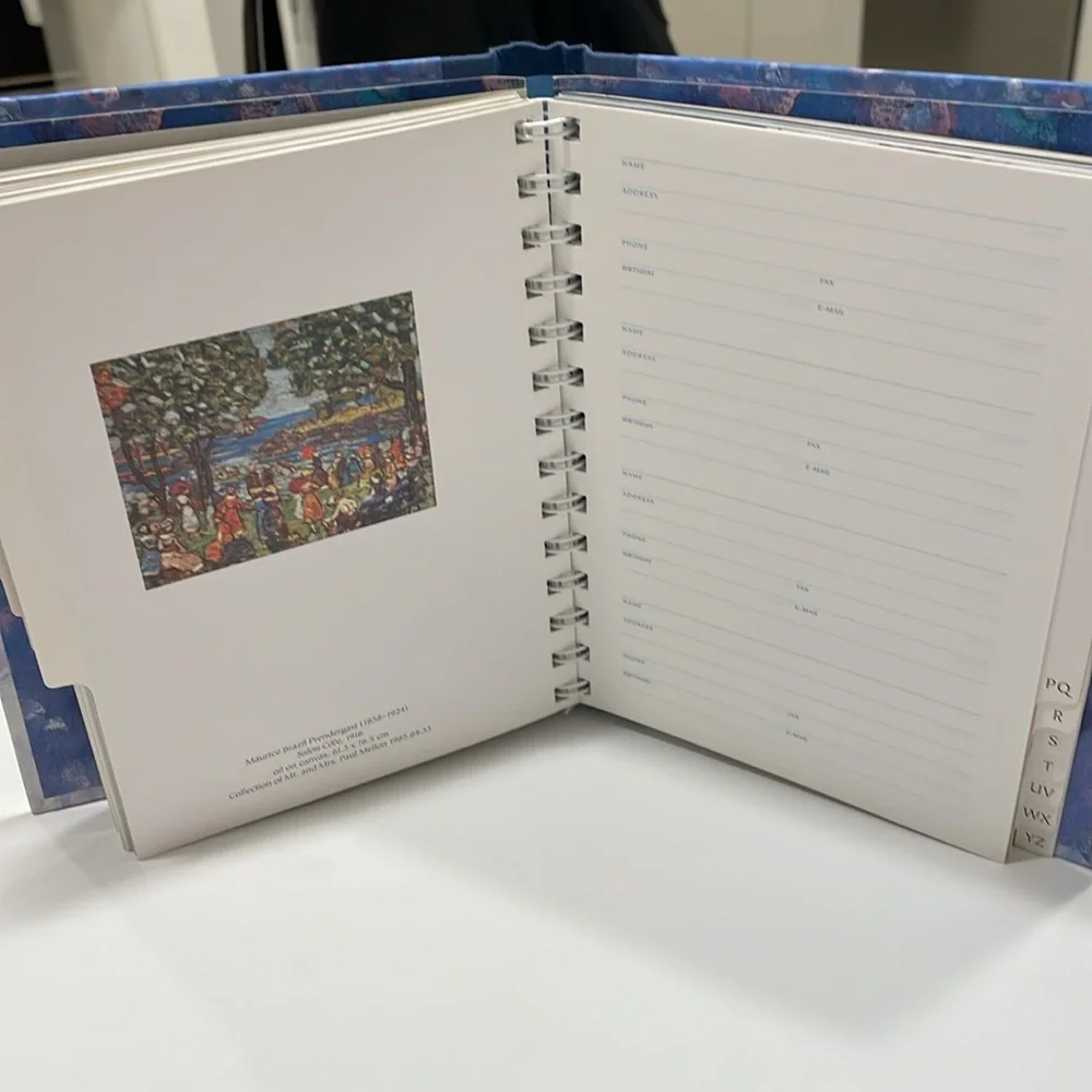 National Gallery of Art Impressionist artists Address Book.